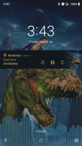 Android's media style notification