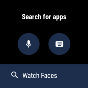 Google Play's input screen